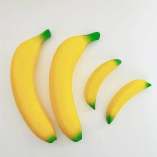 Banana Squeeze Toy Soft Stress Relief Toy for Kids Adults Stretchable Banana Fidget Toy for Concentration And Relaxation at Work School