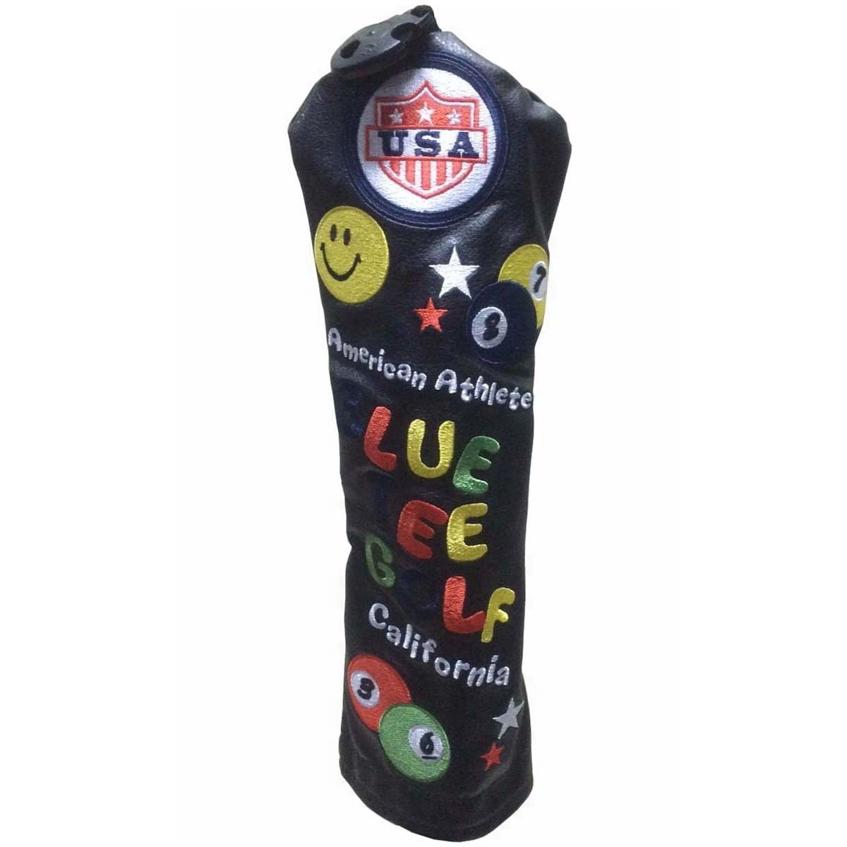 

BLUE TEE GOLF California Smile Pinball Fairway Black & Headcover, чёрный