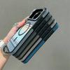 Slim Magnetic Striped Pattern Case for For Iphone 17 Pro Max Air 16 1 14 13 12 11 for  Shockproof Ultra Thin Colorful Cover