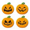 xiaobudian Wooden Pumpkin Coaster, Non-Slip Halloween Table Mat, Heat Insulation Waterproof for Holiday Party Home Decor
