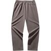 Anta Comfortable Casual Simple Straight Loose Fleece Lined Knitted Sports Pants Women Bottoms Tawny 962517503-5