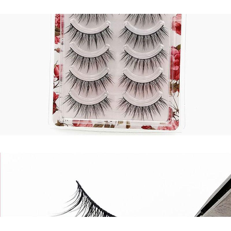 Lashie - Natürliche / Dichte Mehrfachpackung künstliche Wimpern