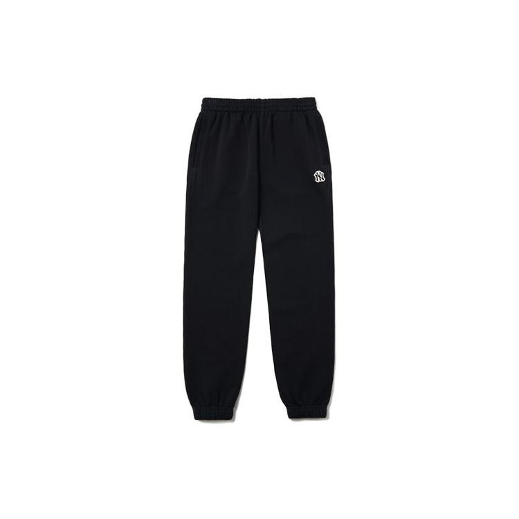 New MLB Knitted Sports Pants Unisex Black 3APT00114-50BKS