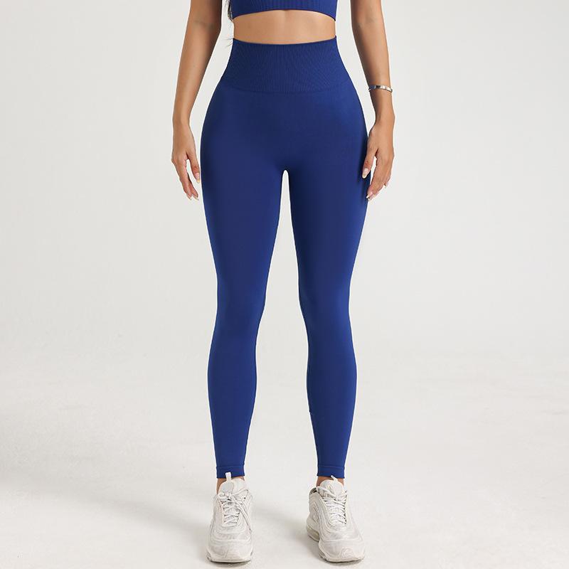 Sportovní kalhoty s vysokým pasem na zvednutí boků broskvové kalhoty Nude Fitness Yoga Kalhoty Úzké kalhoty Nine Minute