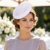 Einfarbige Fascinator-Basis Kopfschmuck Maskenball Zylinder Mode Braut Kopfschmuck Dame