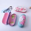 Multifunction Protable Floral Hard Eye Glasses Case Double Interlayer Contact Lens Case Eyewear Protector Box Glasses Sunglasses Box