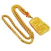 Guanyin Dragon Necklace Gold Plated Pendant for Men and Women Jewelry Gift Ideas