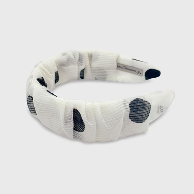 Jean Paul Clarisse Chiffon Dot Hairband JP-22-096HB