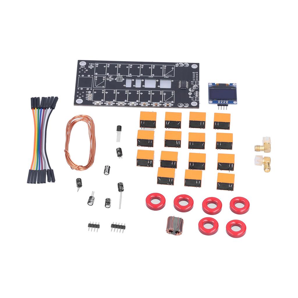 Antenna Tuner Board Motherboard With Screen Finished Version DIY Antenna Kits Tester Electronic Components ATU‑100 1.8-50MHz