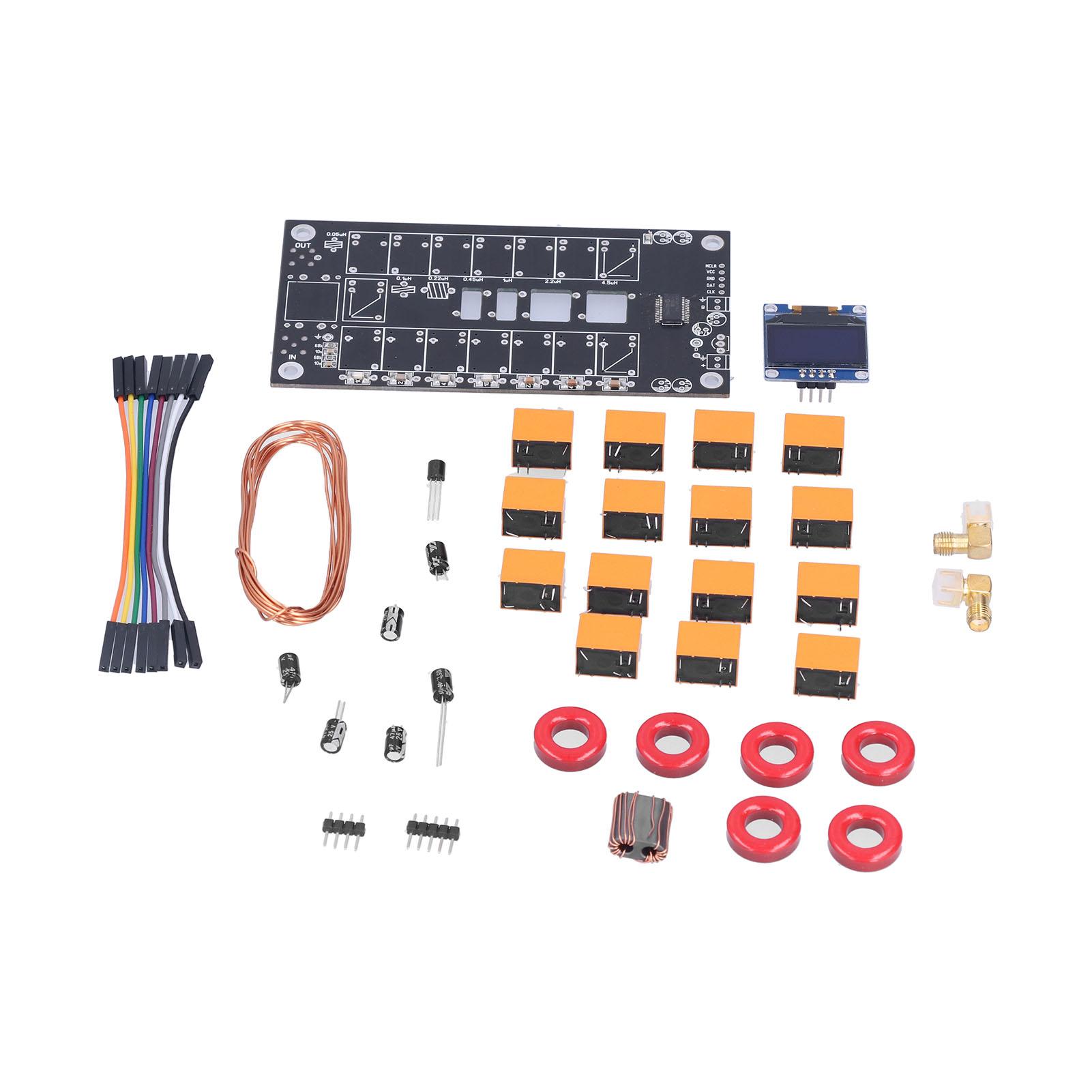 

Плата тюнера антени Материнська плата з екраном Готова версія Набори для DIY антени Тестер Електронні компоненти ATU‑100 1.8-50МГц