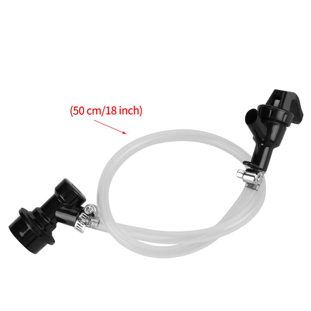 50/100cm Beer Line With Picnic Tap Ball Lock Disconnect For Cornelius Home Brew Keg House Home Brew Beer Brewing Beer Pipe Hose