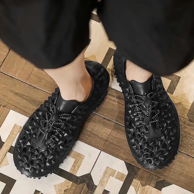 High Sole Increase Height Summer Beach Sandals For Men Snekers For Men Shoes Bath Slipper Sneakers Sport Stylish Luxus