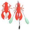 Artificial Simulation Large Lobster Crawfish Lure Bait Deep Sea Trolling Fishing Tacklered