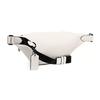 Coach Charter Pebble Grain Adjustable Shoulder Strap Leather Waist Bag Large Women waist bag White C6291-TXW