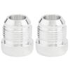 2 Stück Aluminiumlegierung 12AN Male Schweißanschluss-Fittings 12AN Male Bördel-Schweißbar Kraftstofftank-Fitting-Adapter-Stecker
