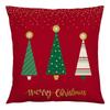 Red Plaid Elk Deep Forest Christmas Pillow Cover Home Sofa Cushion Cover