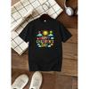 Europäische Größen Jungen Mode T-Shirt, mit niedlichen Cartoon-Aufdrucken, Weich und Atmungsaktiv, Geeignet für Sommerliche Outdoor-Aktivitäten