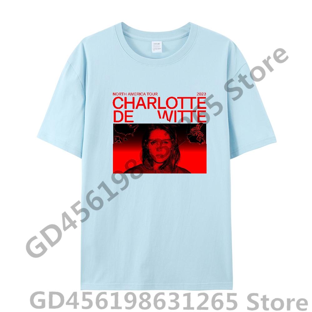 

2025 Charlotte de Witte T shirt UnisexWomen Harajuku Kawaii Tops Y2k Unisex Anime Tees Fashion Tops Casual Boysgirls Clothing 3XL