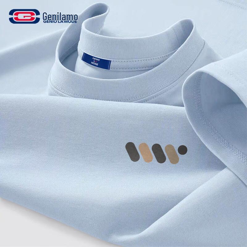 GENIOLAMODE Men s Short Sleeve Round Neck Casual T-Shirt 3XL