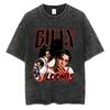 Washed Vintage Horror Movie Scream Graphic T-shirt Billy Loomis Print T Shirt Men Women Clothing Hip Hop Retro Oversized Tshirt