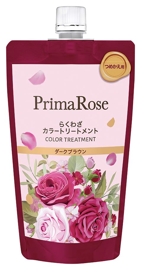 

Prima Rose Easy Color Treatment 300г Элегантный розовый цвет без кисти или перчаток седые волосы сделано в radiant cosmetics 1 (Темно-коричневый/Натуральный коричневый) / аромат,
