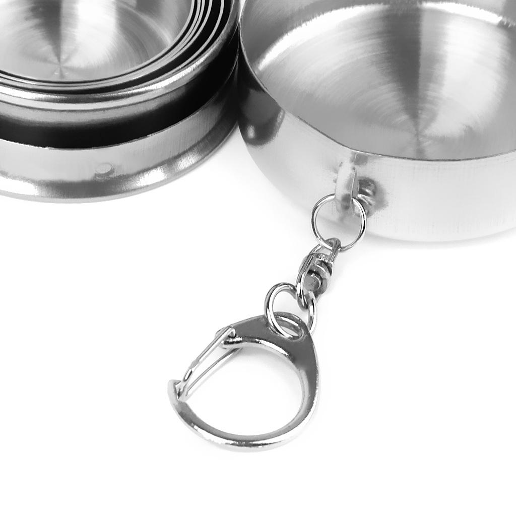 Stainless Steel Travel Camping Hiking Folding Collapsible Cup
