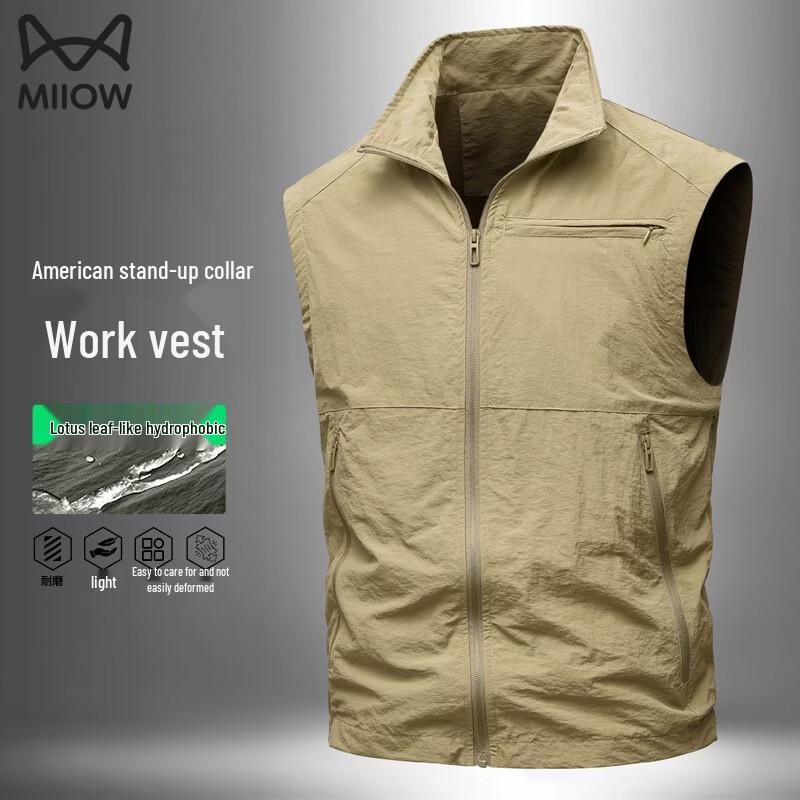 

MiiOW Men s American Style Workwear Vest 3XL