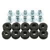 10 stk motorsykkel gummipakninger Bolterstatning for Honda for Suzuki for Kawasaki Yamaha Kåpeputer Dempere Sett Assortiment