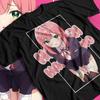 Summer Hot Sale Hakari Hanazono 100 Girlfriend Anime Mens Round Neck Short Sleeve Tshirt Role Playing Shirt All Sizes
