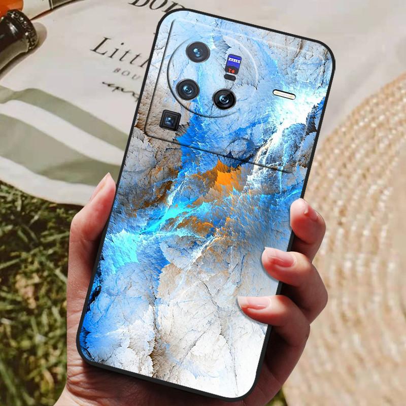 

For vivo X80 Pro Case Fashion 2022 Soft Silicone Back Case for Vivo X80 5G V2185A V2145 Phone Cover X80Pro Coque Fundas 6.78 For Vivo V2145