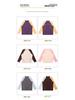 Color Block Double-Sided Plush Hoodie - Warm Autumn/Winter Layer for Couples