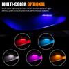 Atmosphere Lamp Decorative Light Inner Door Wrists Armrest Storage Trough Auto Ambient Light For Car Door Interior Light 6 Color