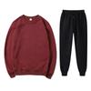 Unisex Autumn/Winter Fleece Sweatshirt & Sweatpants Set: Casual, Loose Fit