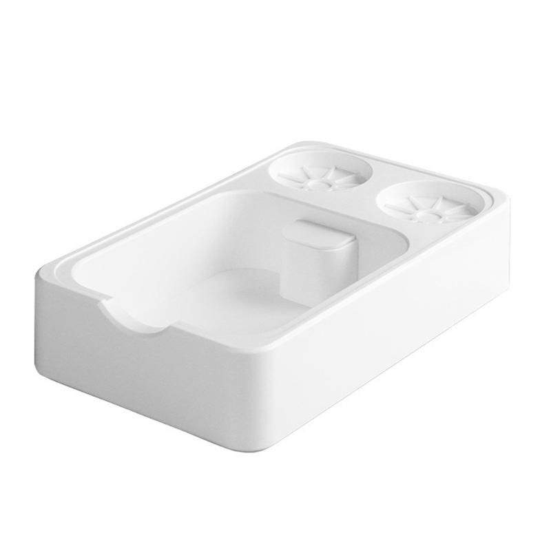 Multifuntional Practical Tamping Station ABS Tamper Station with Coffee Residues Tub Suitable for Coffee Tool Storage