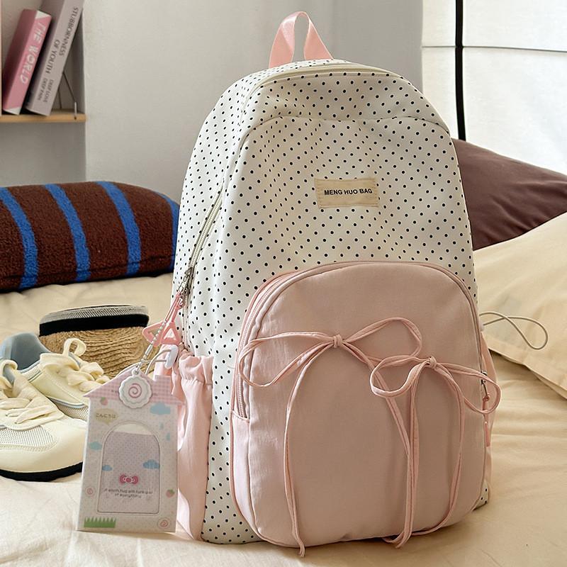 Cute Backpack For Girls School Use With Nylon And Laptop Storage