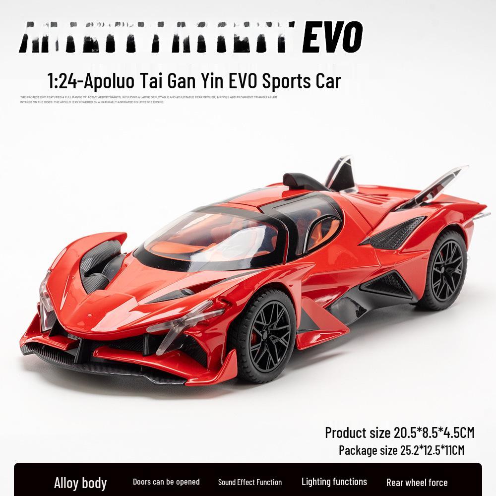 Apollo Sun God 1:24 Scale Supercar Model Toy (Boxed)