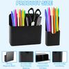 Magnet Pen Holder for Fridge Whiteboard Marker Storage Box Wall-mounted Magnetic Pen Holder for Blackboard Storage Cabinet