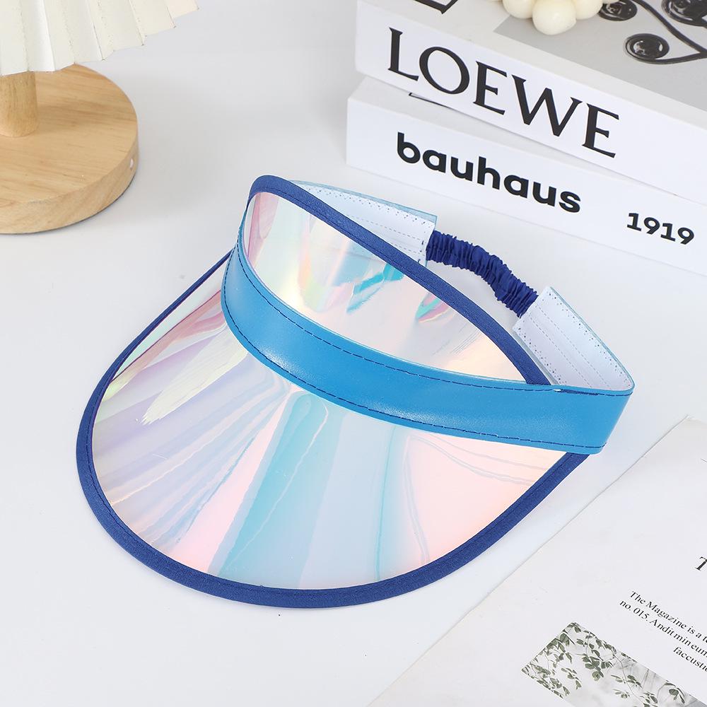 Sonnenhut mit breiter Krempe in Bonbonfarben - UV-Schutz Sportvisier