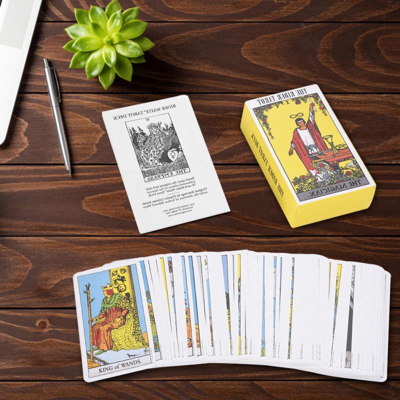78 Pcs Set Vintage Rider Waite Tarot Deck Future Telling Game Card