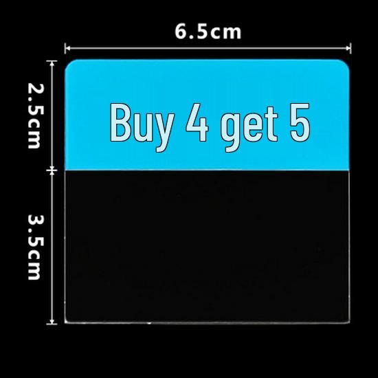 Transparent PVC Shelf Label Sleeve for Pharmacy and Baby Store Price Tags