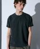GAKKAI UNIONS Symbol Over-Crop Pigment Embroidered T-Shirt Charcoal