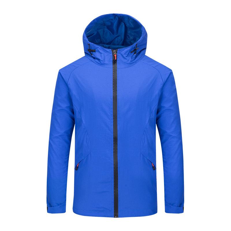 

Waterproof Hooded Mountain Climbing Jacket - Custom Logo Sport Coat for Team or Employee Uniform L