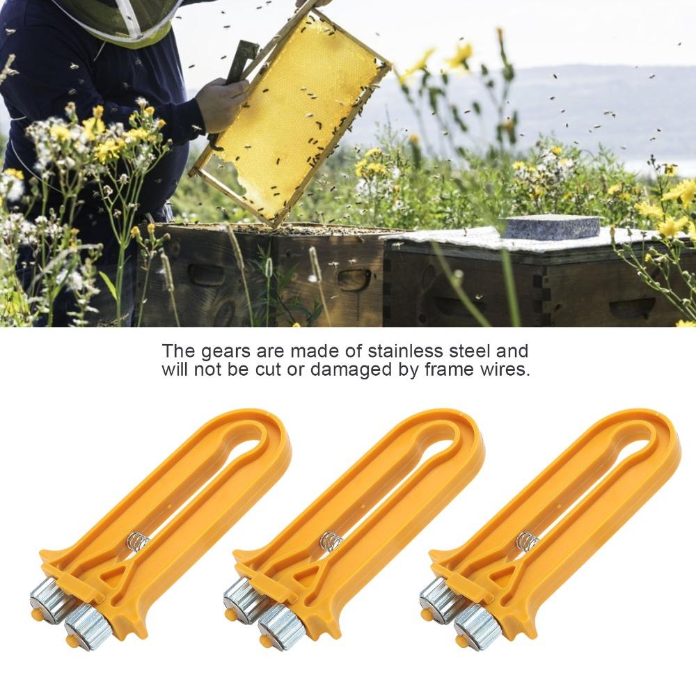 3Pcs Stainless Steel Beehive Frame Wire Crimper Beehive Wire Tightener Professional Beekeeping