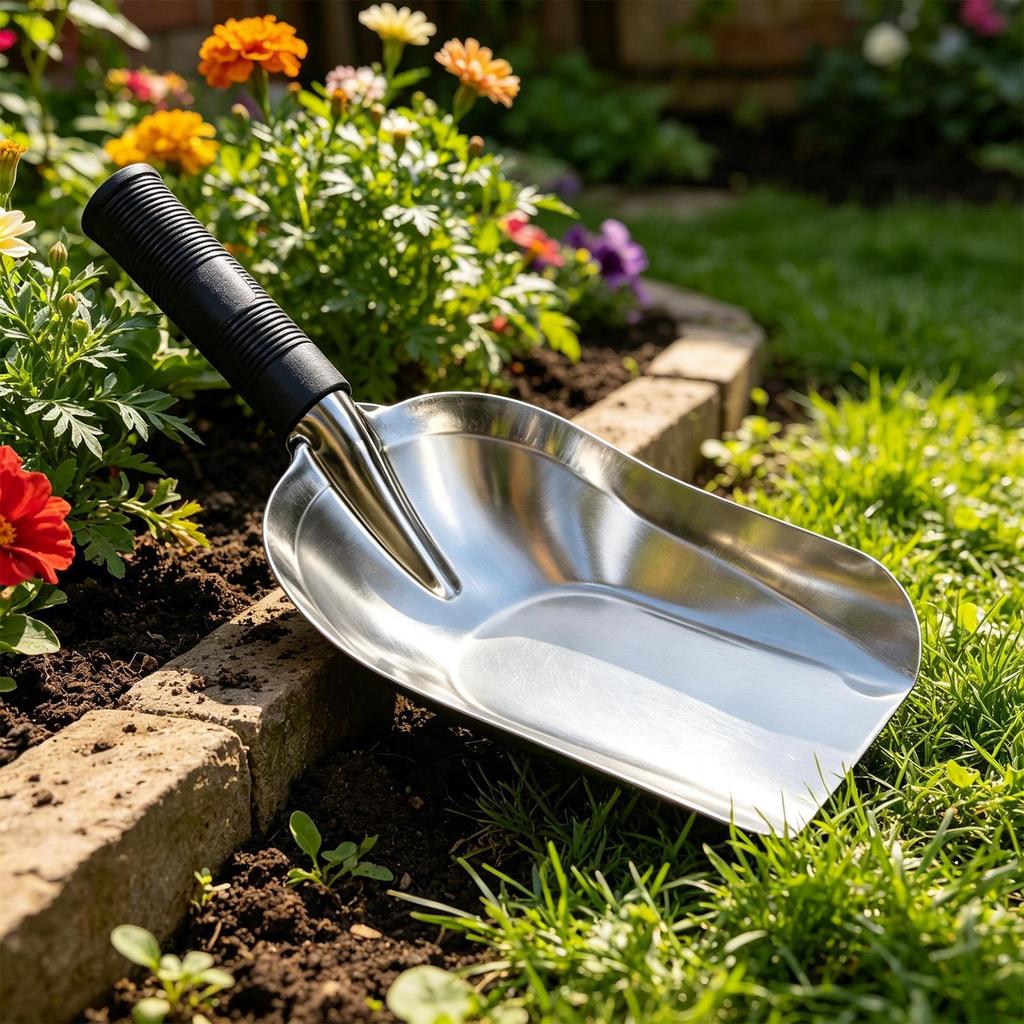 Garden Trowel Stainless Steel Planting Digging Scoop Hand Shovel For Yard Lawn Patio Weeding And Soil Loosening