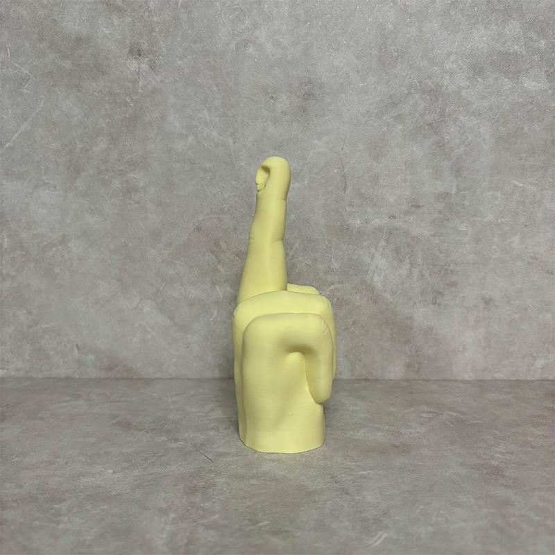 Plastikowa ozdoba na środkowy palec Wystrój domu Nowoczesne rzemiosło artystyczne Dekoracja biurka Kreatywny prezent