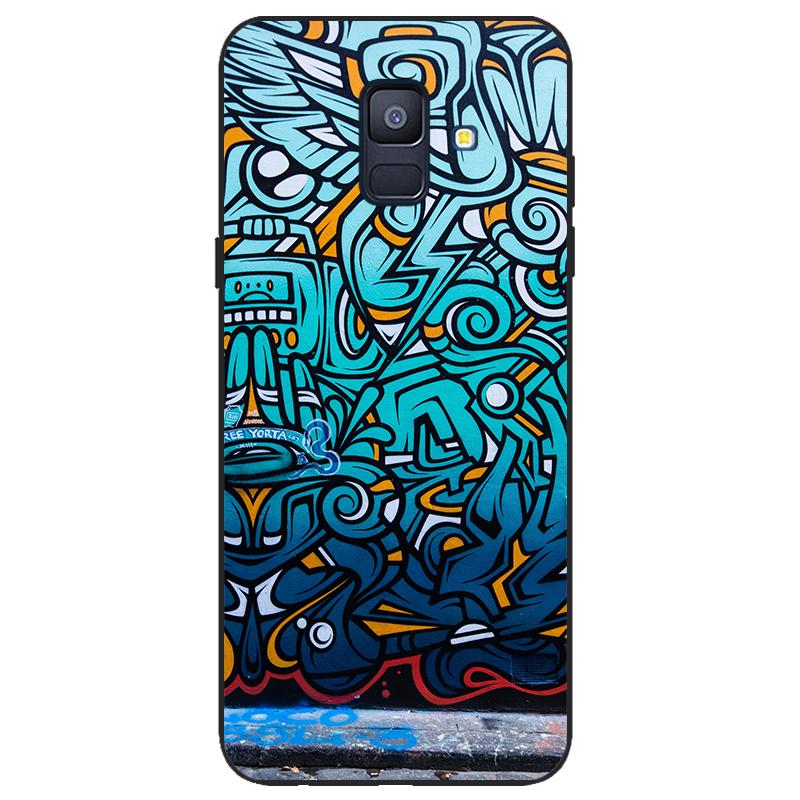 For Samsung Galaxy A6 2018 Silicone Case SIM SM A600 A600F Phone Case Tpu Case Coque Samsung Galaxy A62018 black
