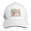 Happy Floppa Baby and Mom  Caracals Baseball Cap Hood Rave Big Size Hat Anime Hat Womens Hats Unisexs