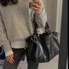 2026 Women's Crossbody Simple Handbag Commuter Shoulder Bost Bag Stylish Versatile Work Bag Soft Polyester Interior