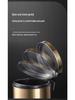 5L Champagne Gold Pedal Trash Can with Lid for Kitchen Use