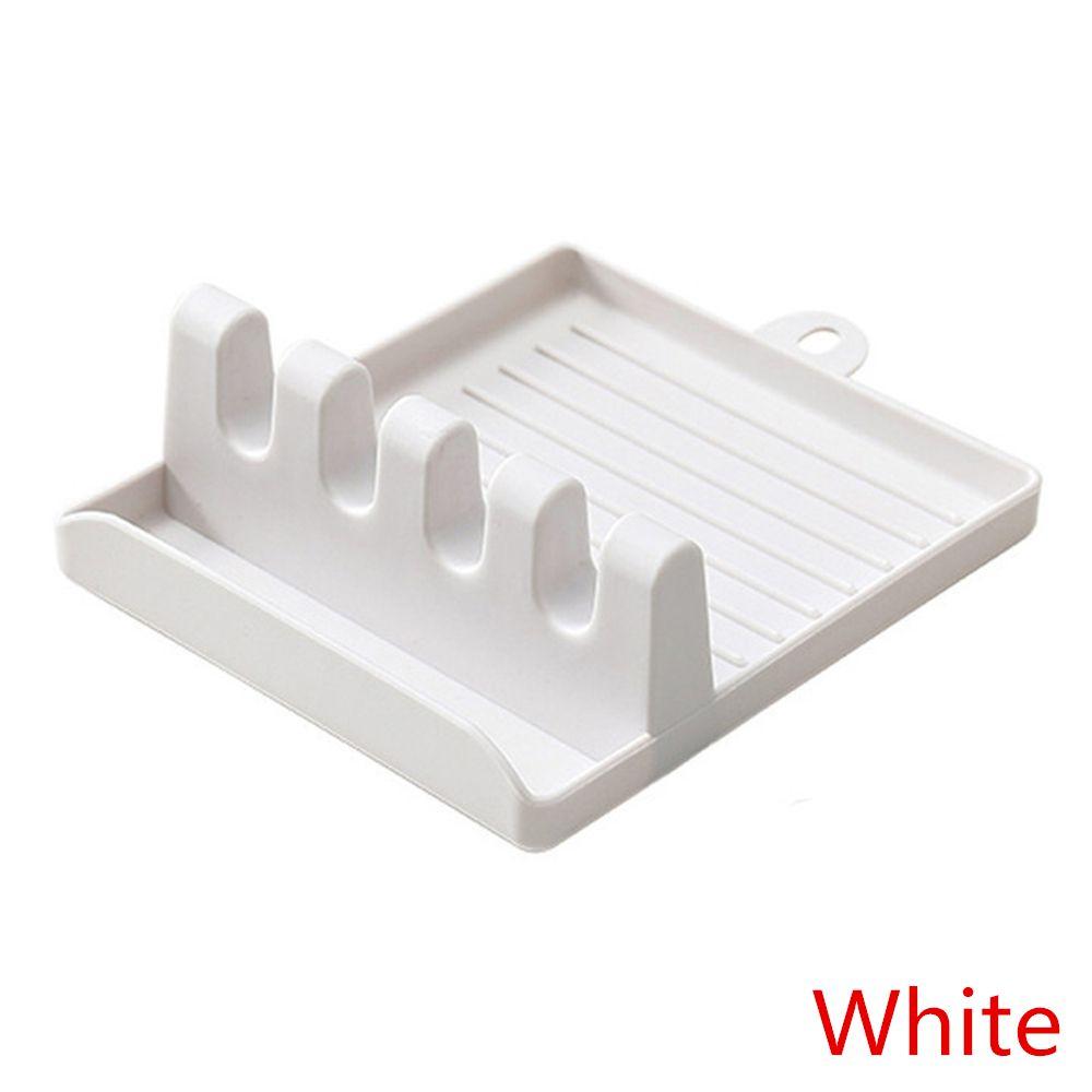 Cap Shelf Spoon Rest Stove Organizer Pots Cover Rack Spoon Holder Wall-mounted Pot Lid Holder